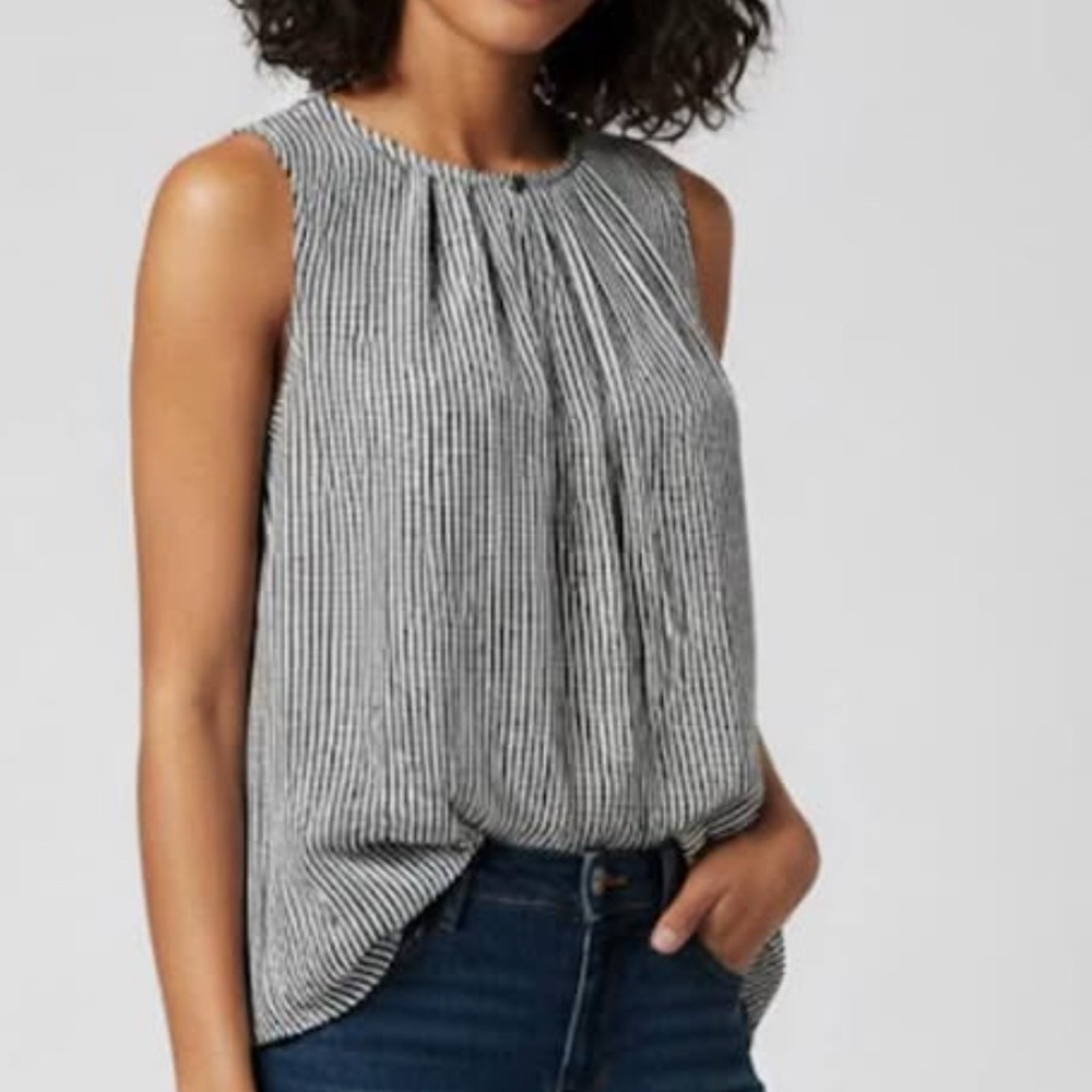Striped Sleeveless Top